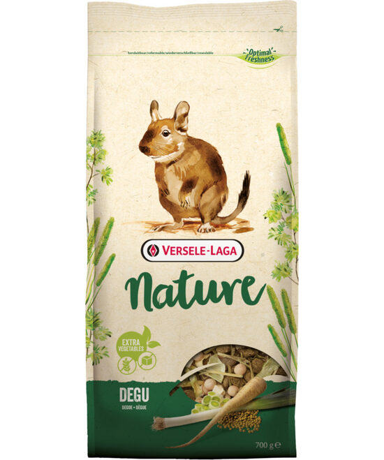 VERSELE-LAGA Degu Nature 700g - Pilnvērtīga barība degu